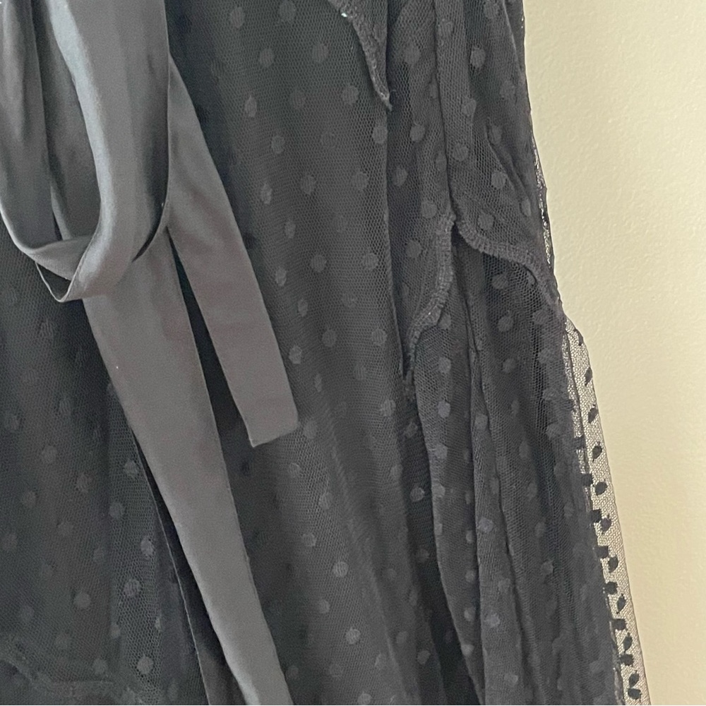 Anthropology Viola Black Midi Dress - Picture 7 of 10